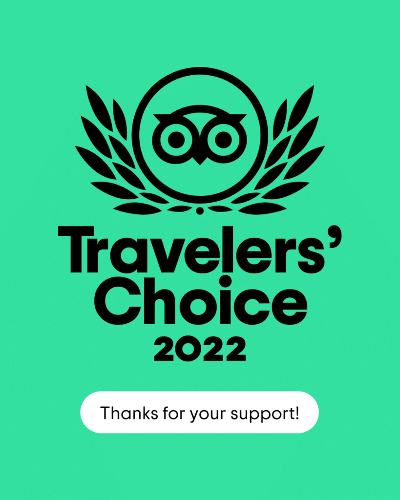 travelers' choice award 2022